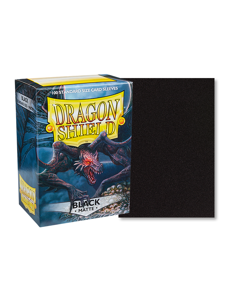 Dragon Shield Matte Black Sleeves Tabletopbattle